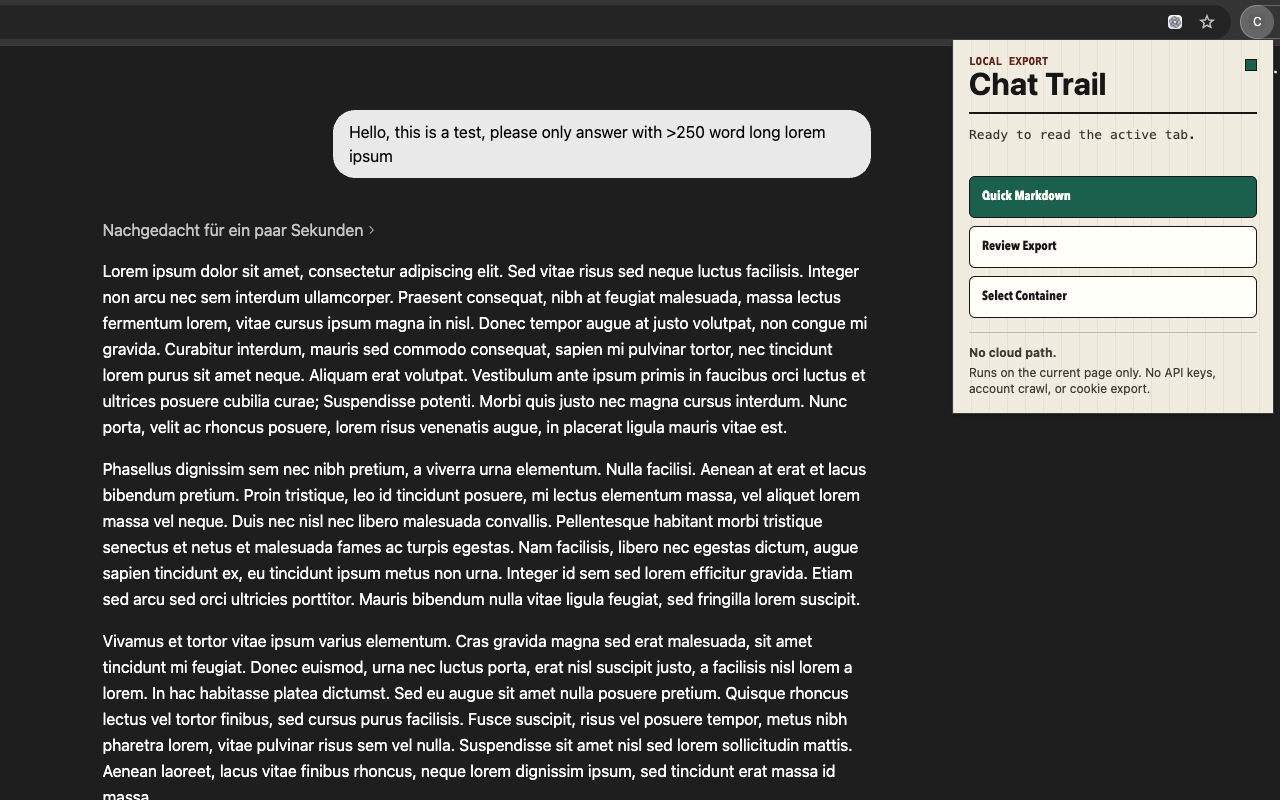 Chat Trail